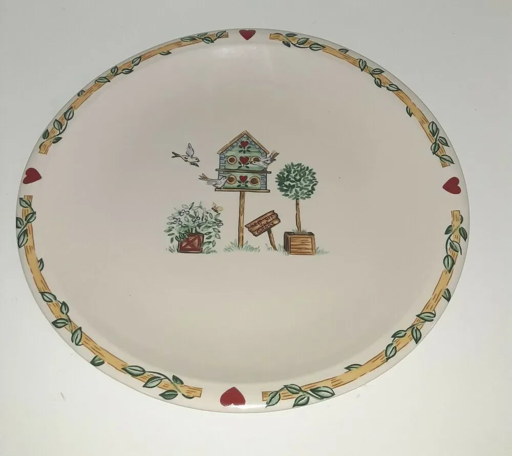 Thomson Pottery Birdhouse Serving Bowl Whimsical Multi Purpose Decorative